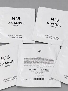 Chanel No 5 L’Emulsion Corps Body Lotion Sample Set 5 Pack